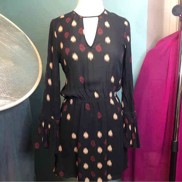 Parker silk keyhole shirtdress. Size small - Picture 1 of 11